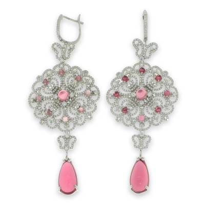 Orecchini Domar Gioielli Donna Dolù Bijoux orecchini in Argento Cubic Zirconia EZC072435 - EZC072435